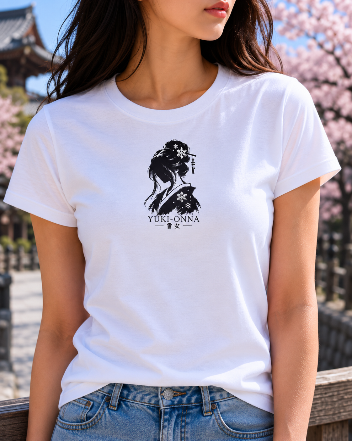 Yuki-Onna Portrait T-Shirt