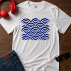 Seigaiha Blue T-Shirt
