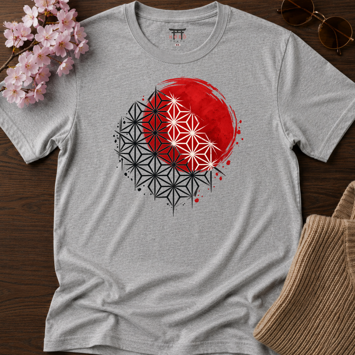 Asanoha Sun T-Shirt