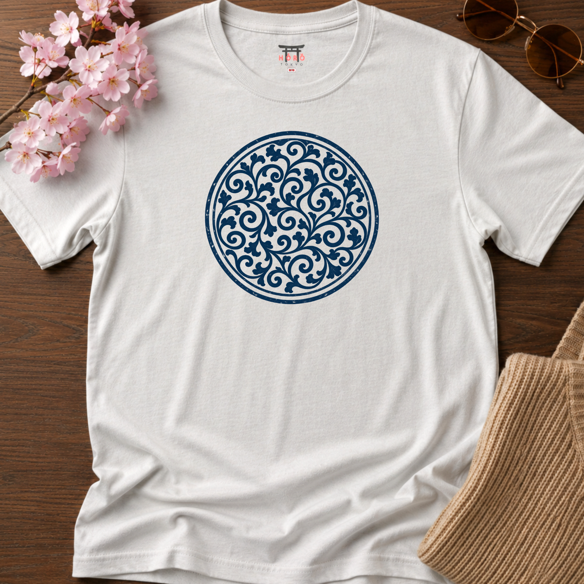 Karakusa Blue T-Shirt
