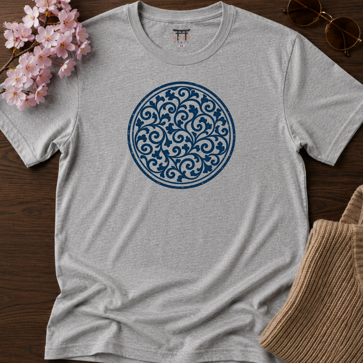 Karakusa Blue T-Shirt