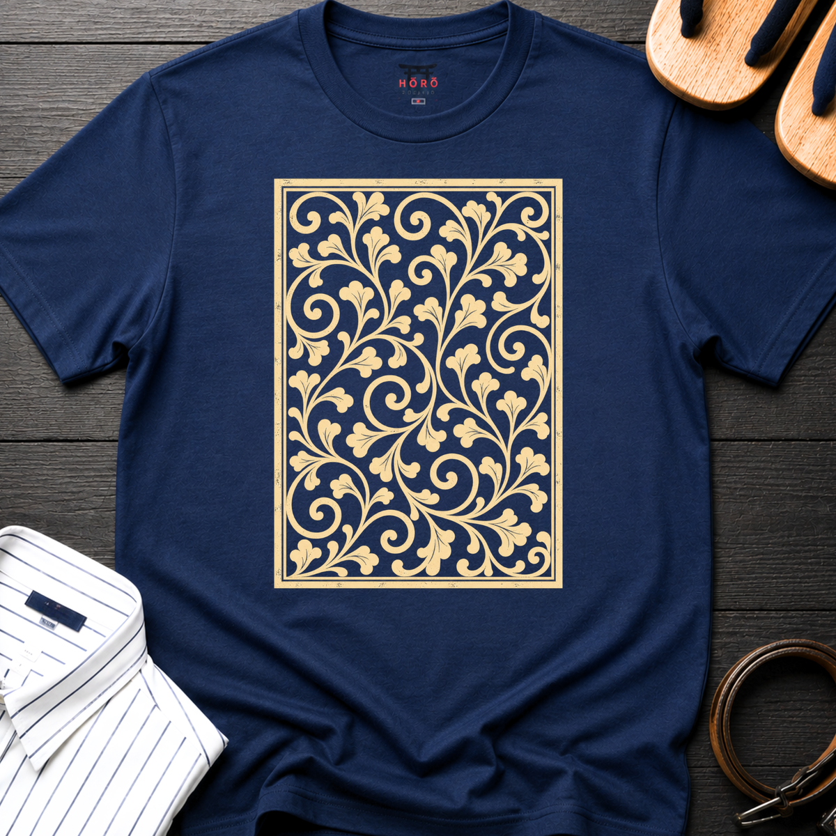Karakusa Panel T-Shirt