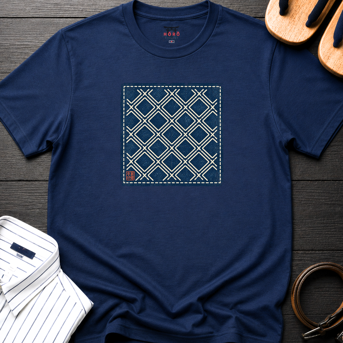 Sashiko Indigo T-Shirt