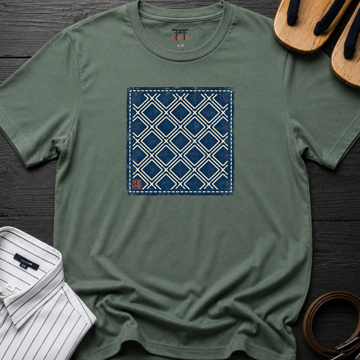 Sashiko Indigo T-Shirt