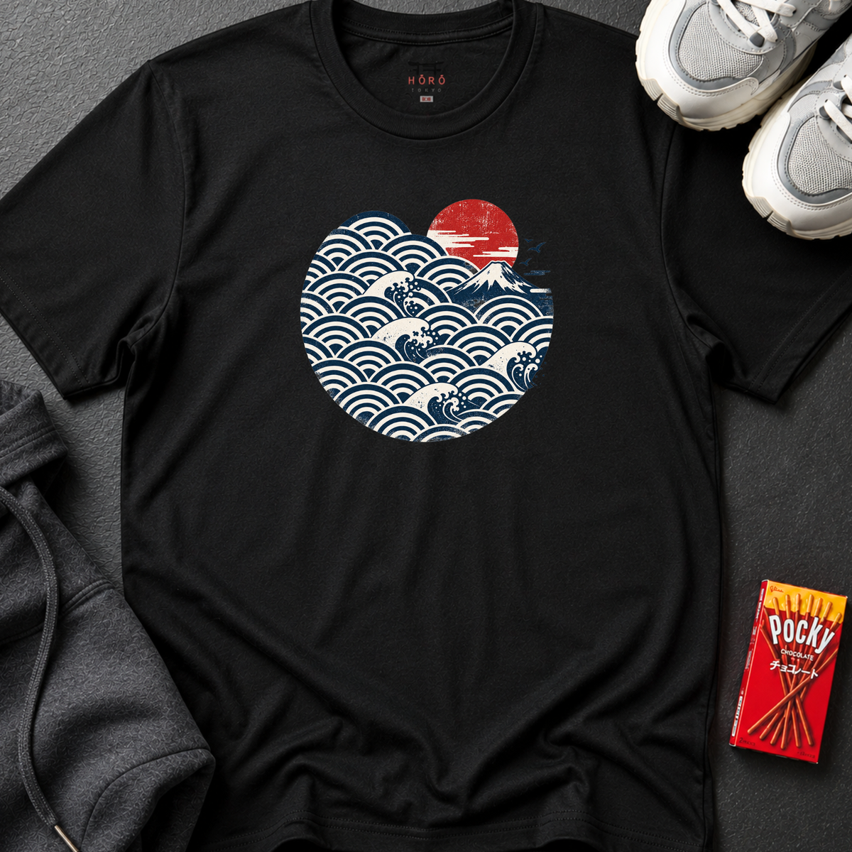 Seigaiha Fuji T-Shirt
