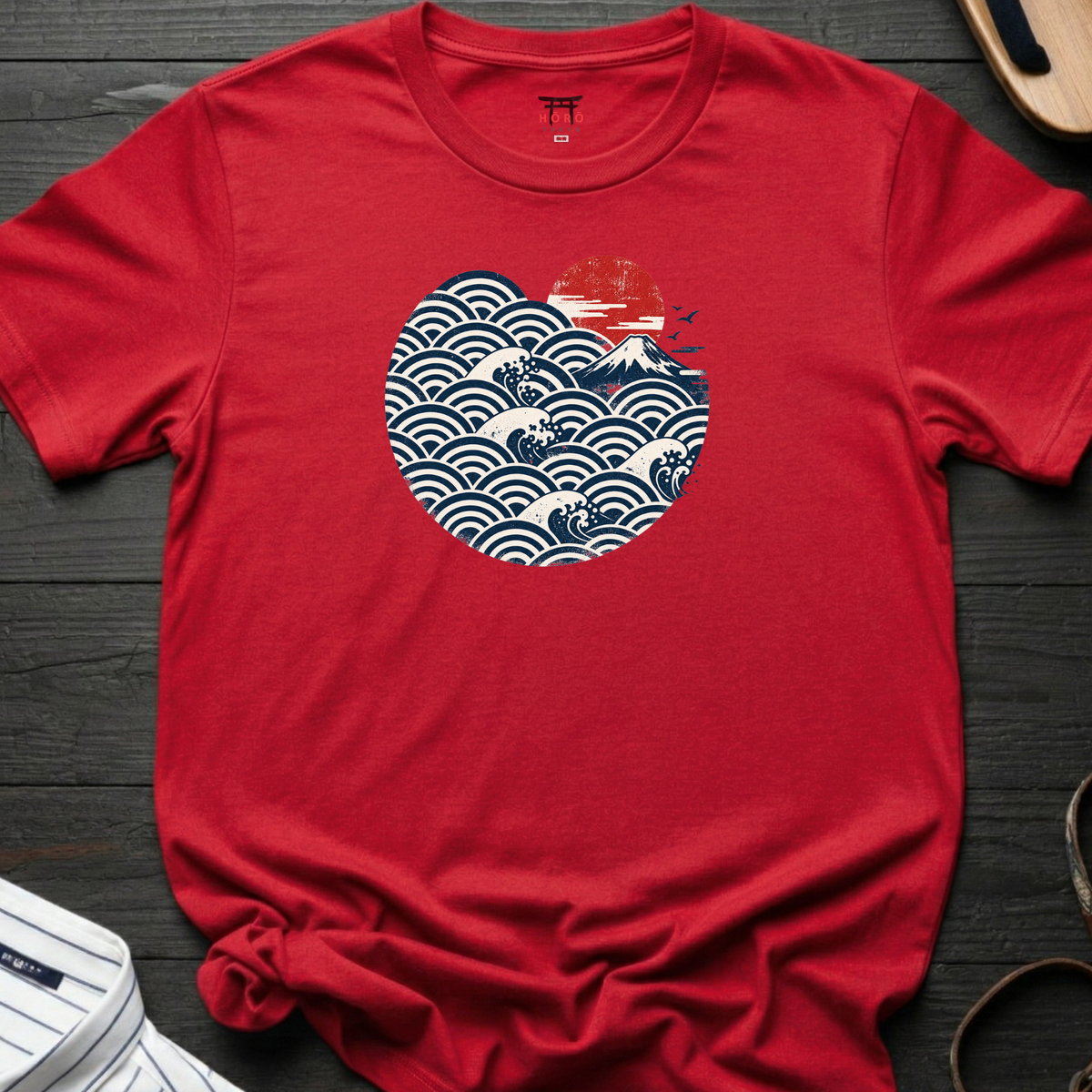 Seigaiha Fuji T-Shirt