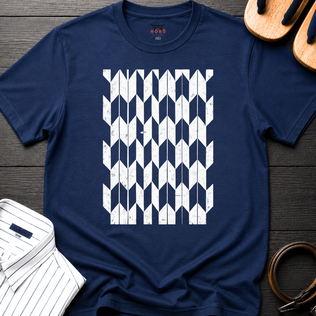 Yagasuri Column T-Shirt