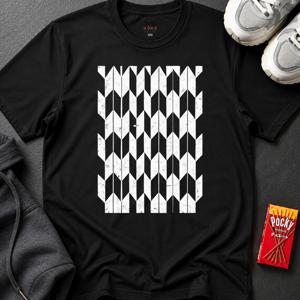 Yagasuri Column T-Shirt
