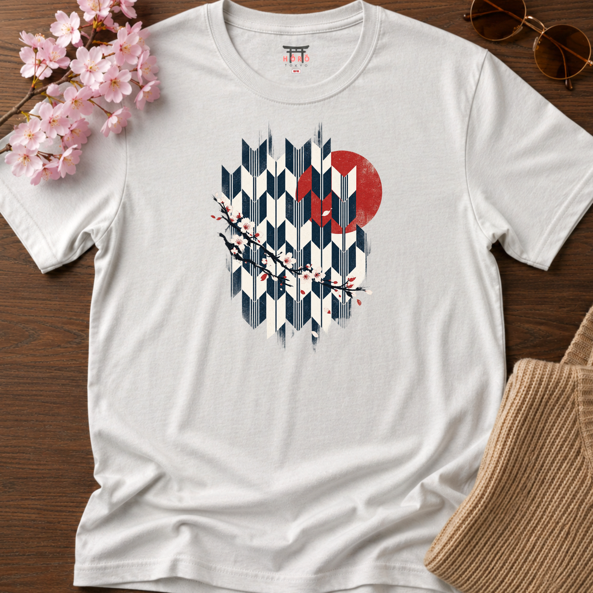 Yagasuri Sakura T-Shirt