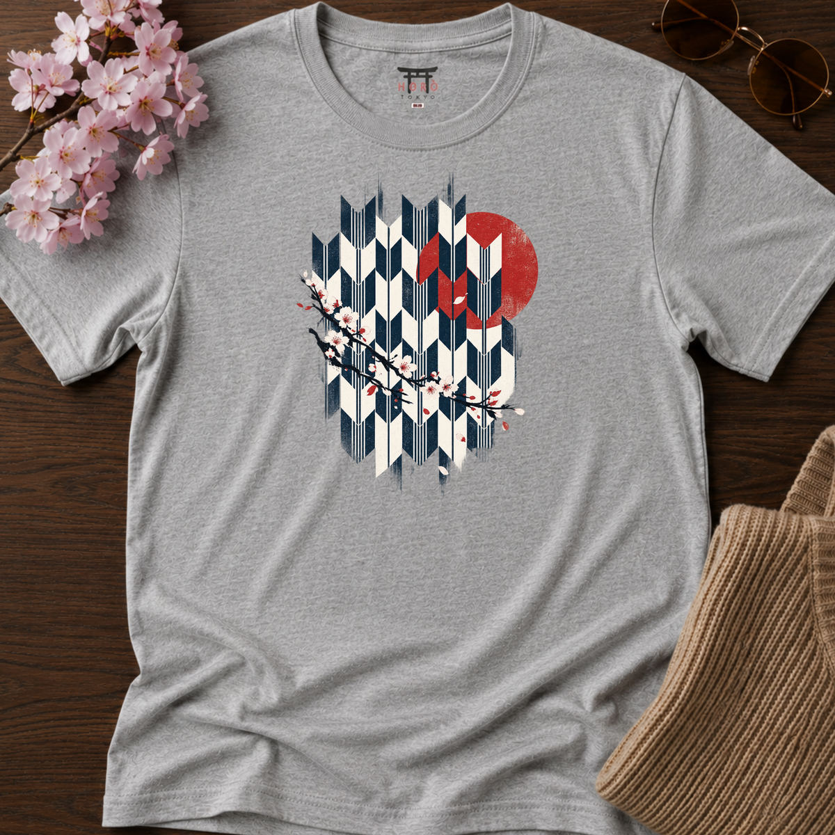 Yagasuri Sakura T-Shirt