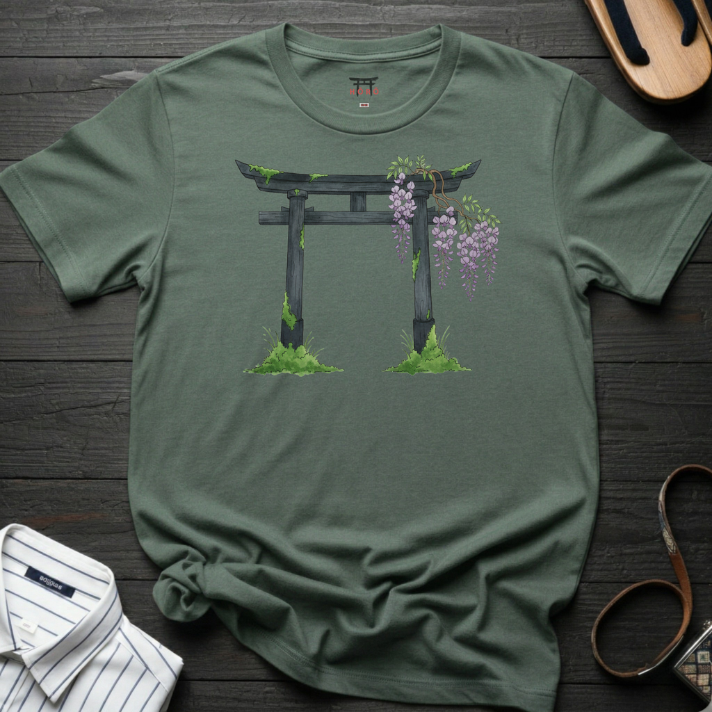 Torii Gate Watercolor T-Shirt