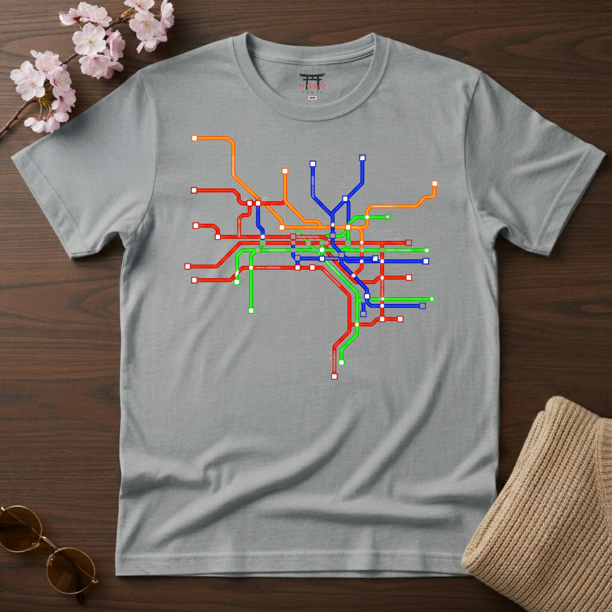 Tokyo Metro Map T-Shirt