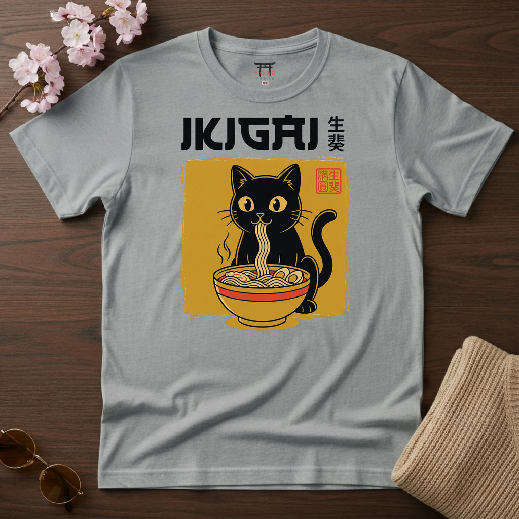Ikigai Cat T-Shirt