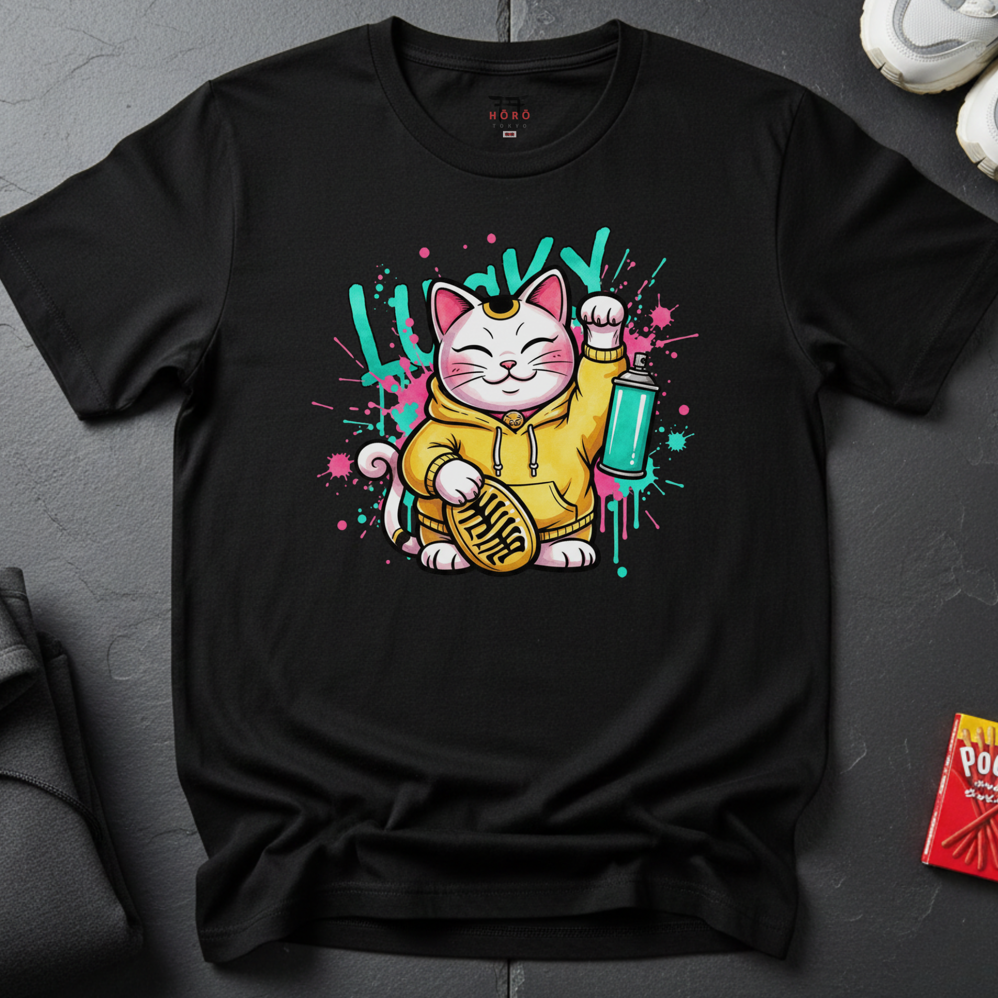 Lucky Cat Street Style T-Shirt – Horo Tokyo