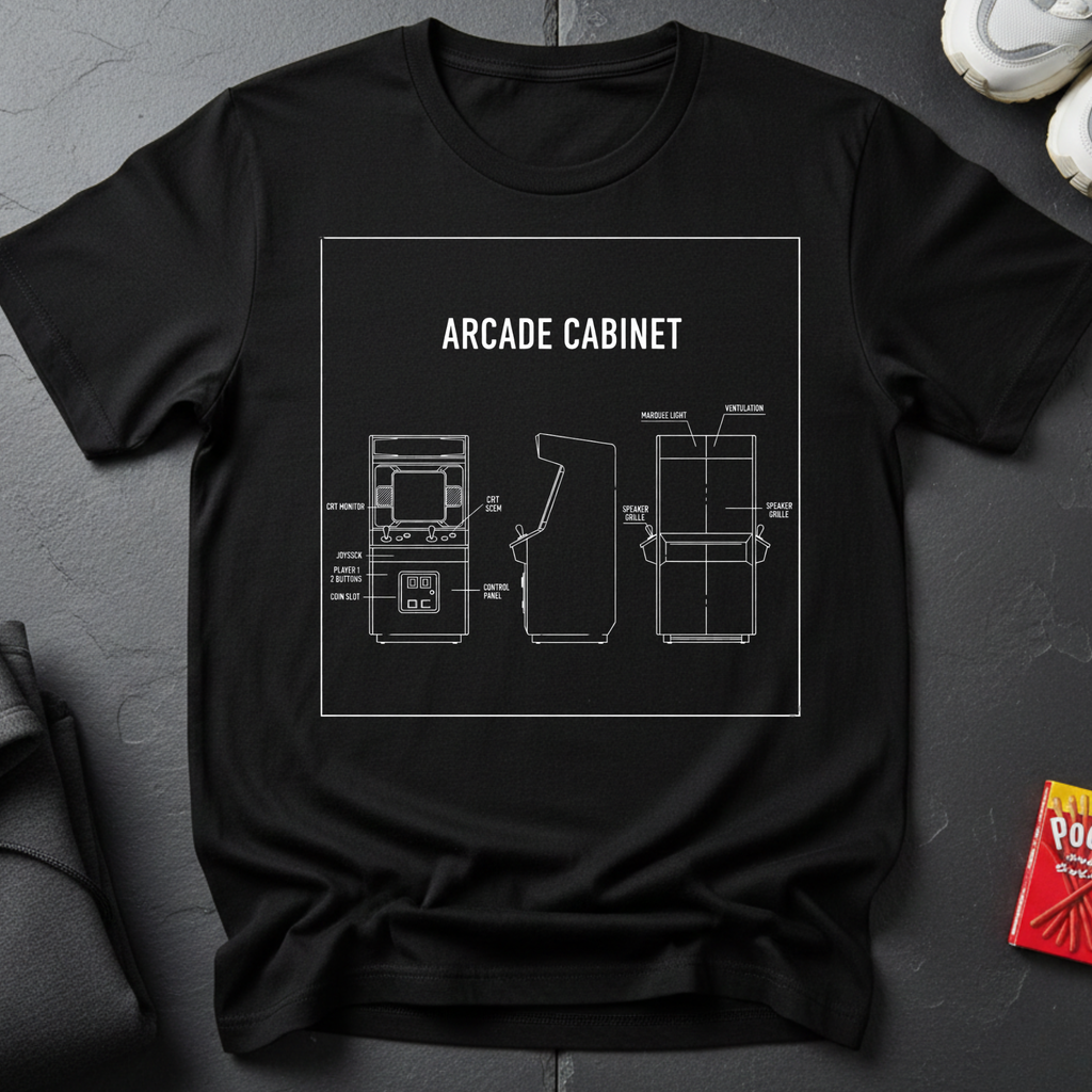 Arcade-Automaten-T-Shirt