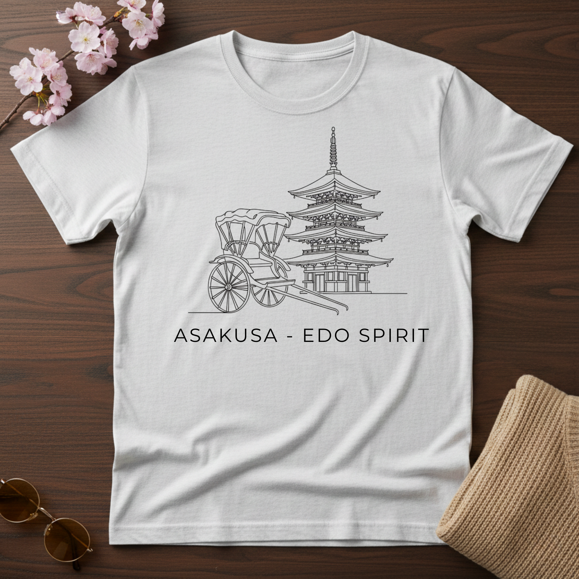 Asakusa - T-shirt Esprit Edo