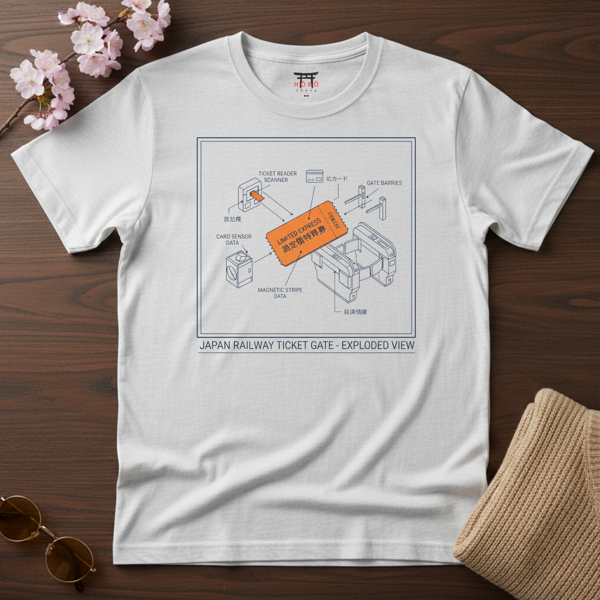 JR Ticket Gate T-Shirt
