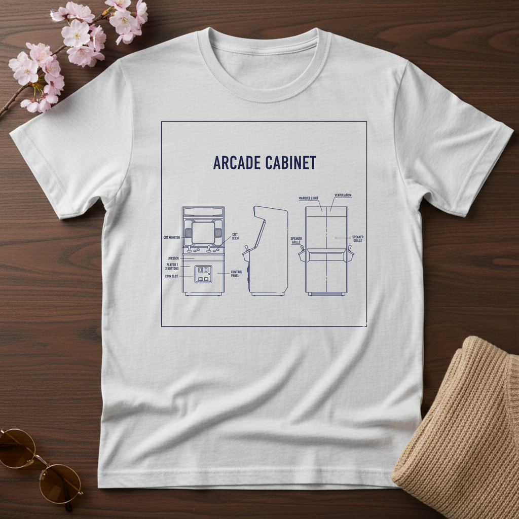 Arcade-Automaten-T-Shirt