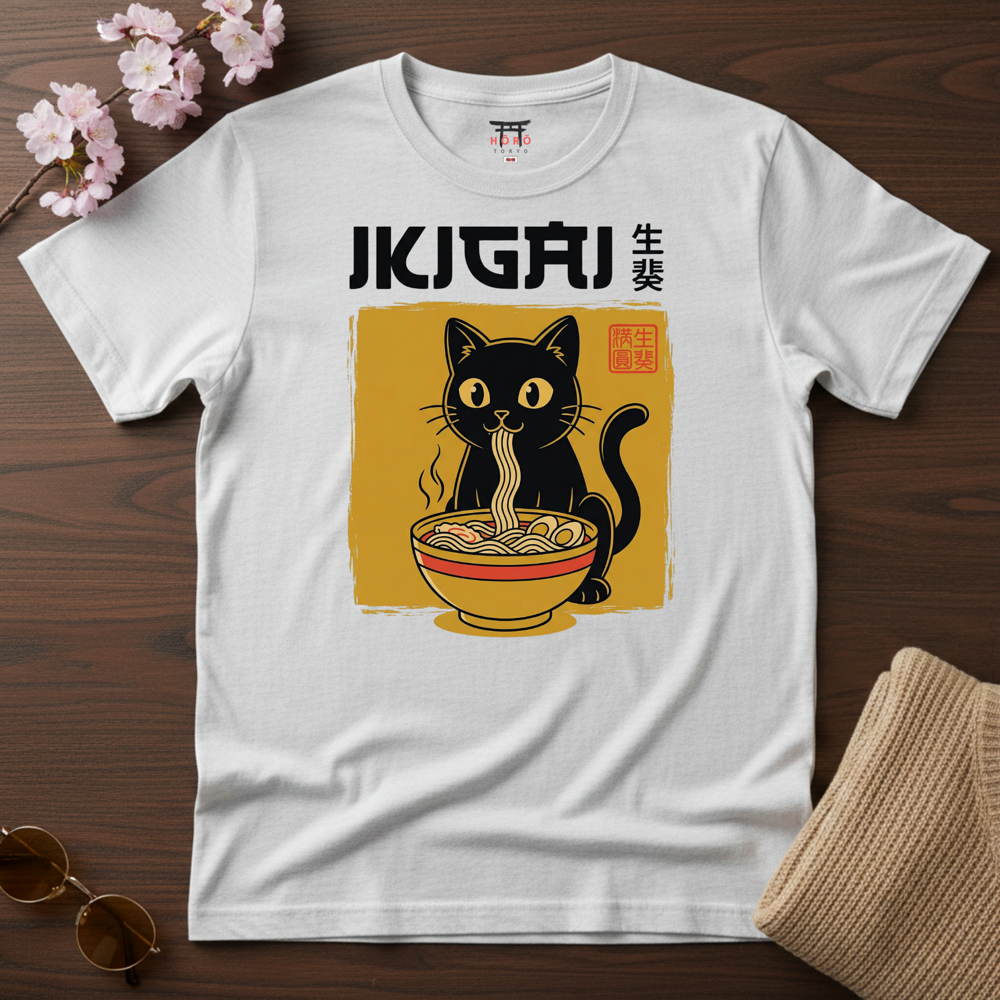 Ikigai Cat T-Shirt