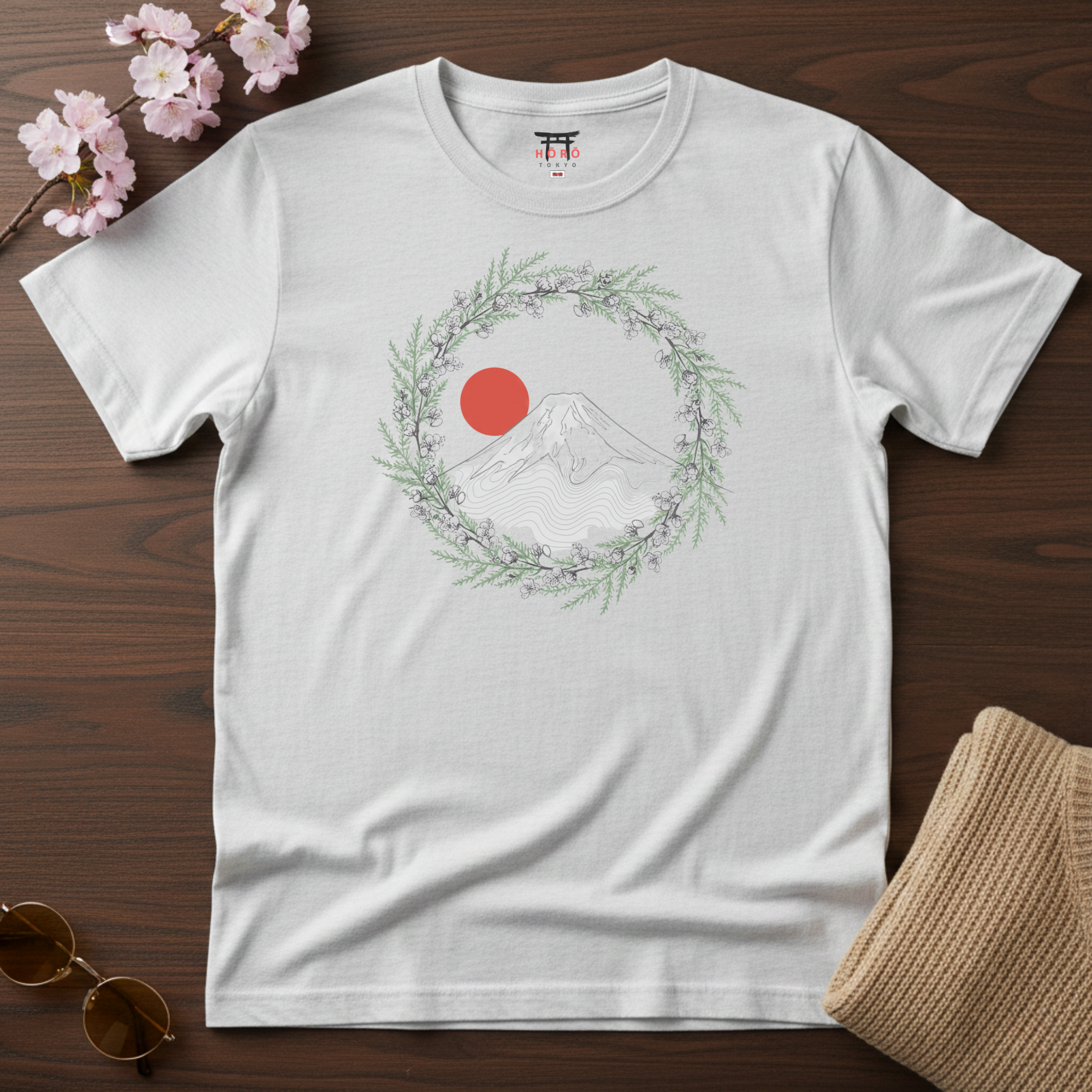 Mt. Fuji from Zen Circle T-Shirt