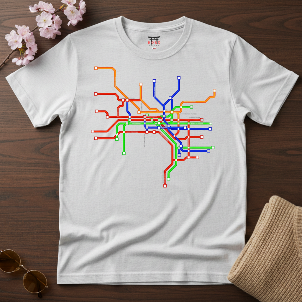 Tokyo Metro Map T-Shirt