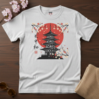 Pagoda with Sakura T-Shirt