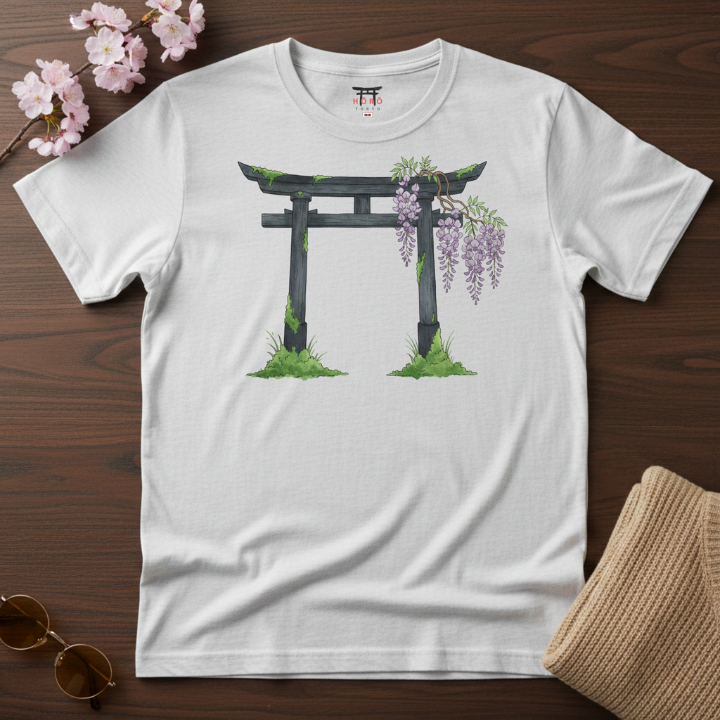 Torii Gate Watercolor T-Shirt